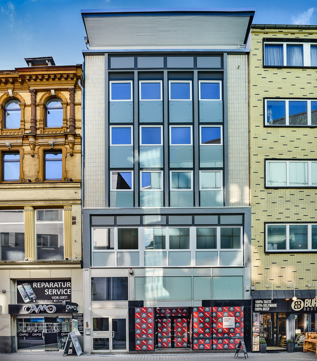 Attraktive sanierte 3-Zimmer-Wohnung mit Balkon und Einbauküche im Herzen von Dortmund! - Außenanaicht