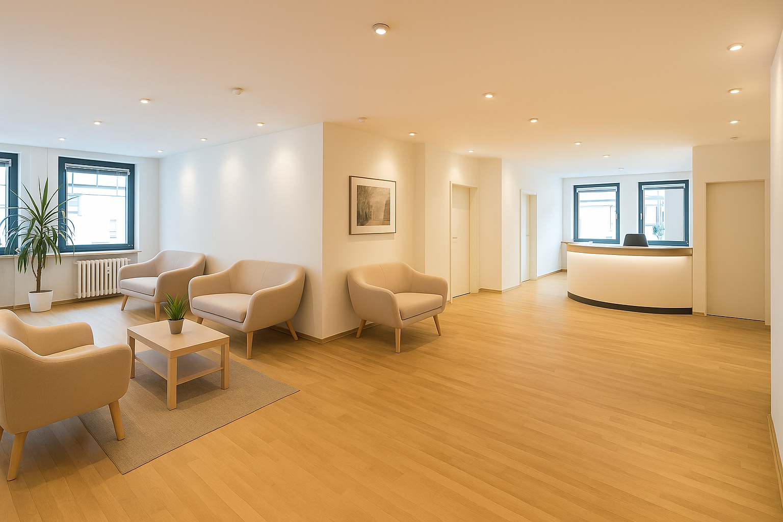 Direkt vom Eigentümer: Frisch renovierte Bürofläche nach Mieterwunsch in direkter Innenstadt-Lage! - Visualisierung