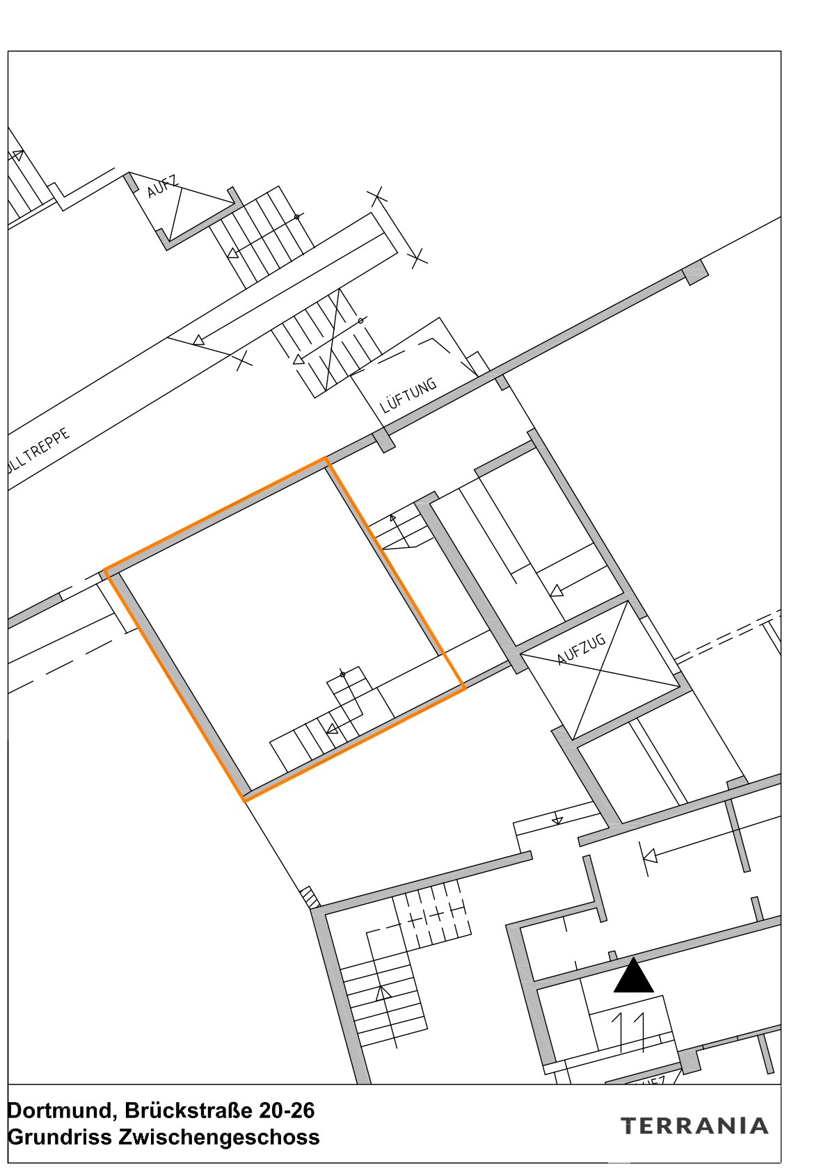 Direkt vom Eigentümer: lichtdurchflutete Verkaufsfläche mit breiter Fensterfront in 1A-Lage - Grundriss